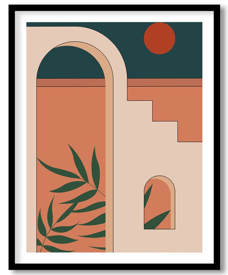 Abstract boho morrocan architecture #105