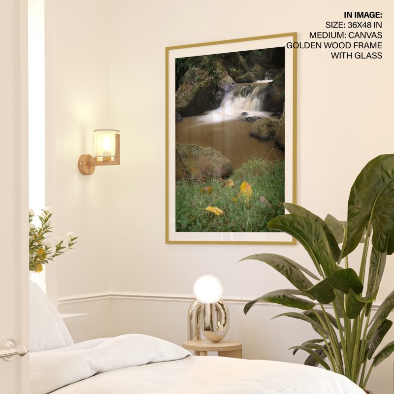 Nature Muddy River Waterfall – Wall Art