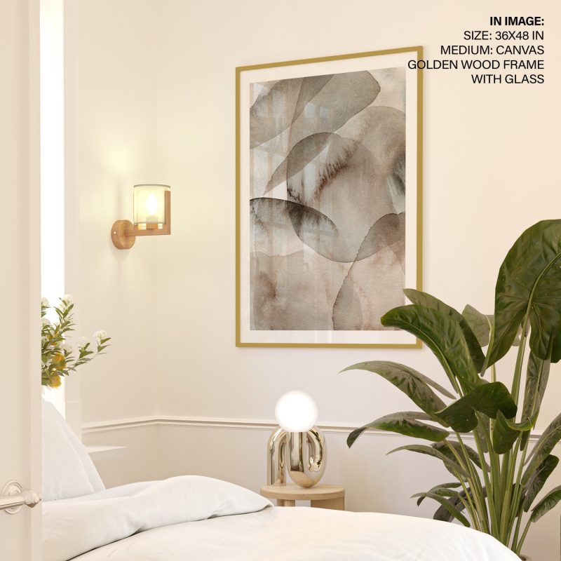Abstract Watercolor Organic Shapes – Home Decor