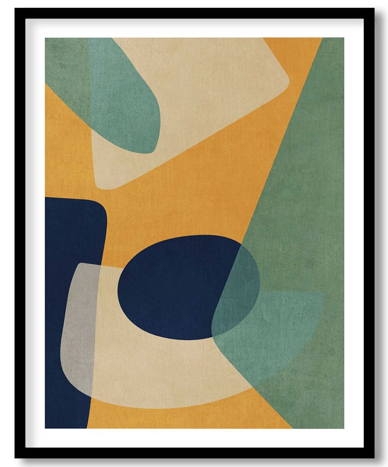 Abstract scandinavian minimalistic pastel cutout abstract #258