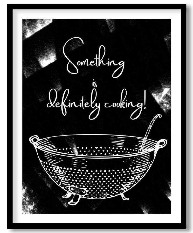 Something is cooking