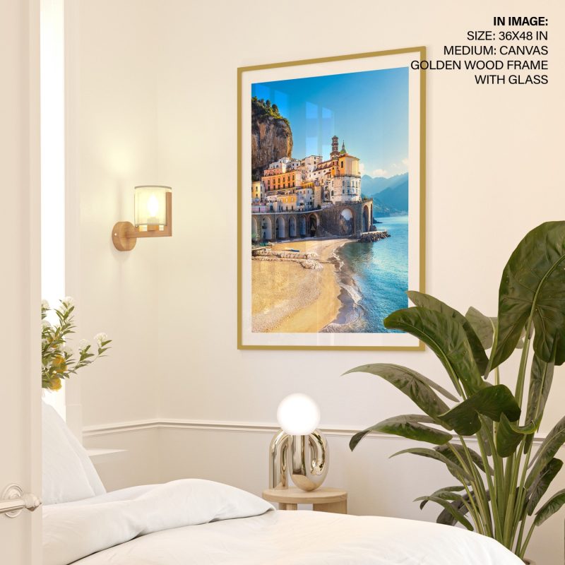 Nature Coastal Town Beach Church – Wall Hanging