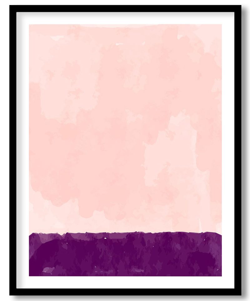 Mark Rothko pink and purple painting