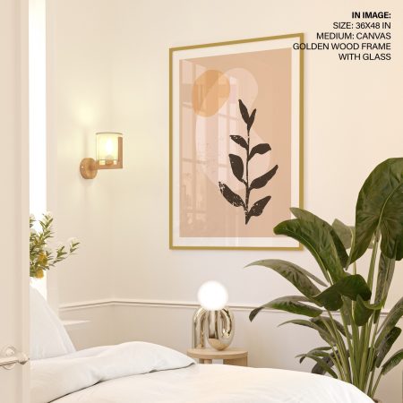 Botanical Plant and Shapes – Wall Decor