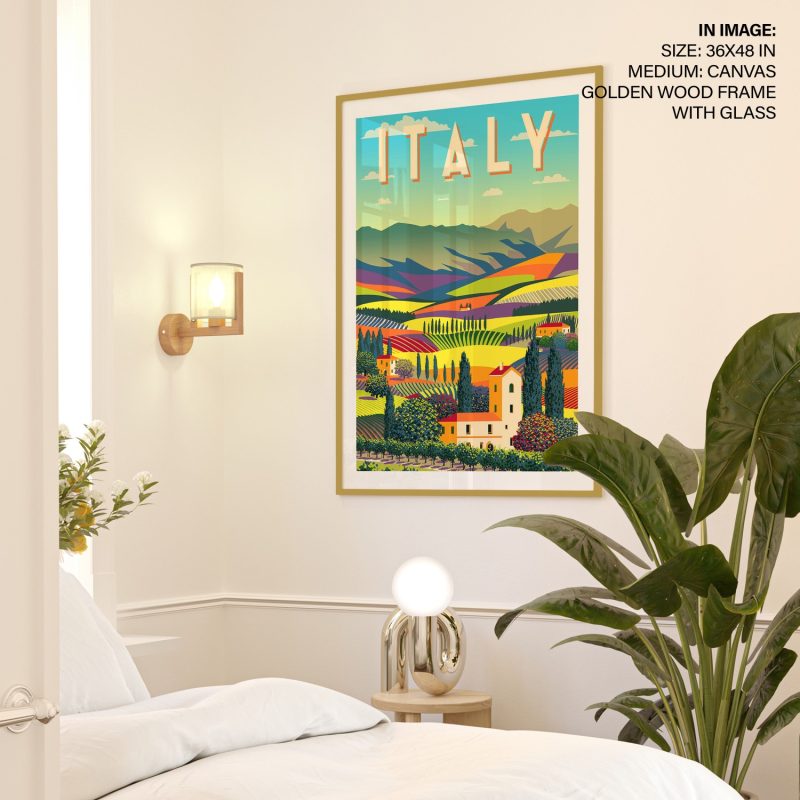 Contemporary Italy Landscape – Wall Art