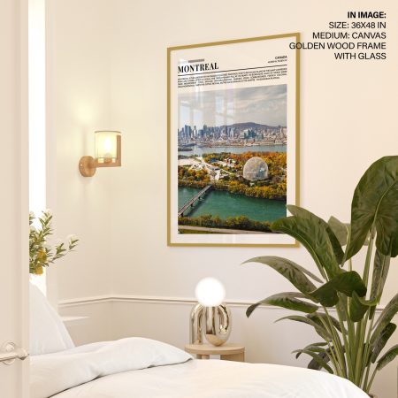MONTREAL CANADA - City Description – Wall Hanging