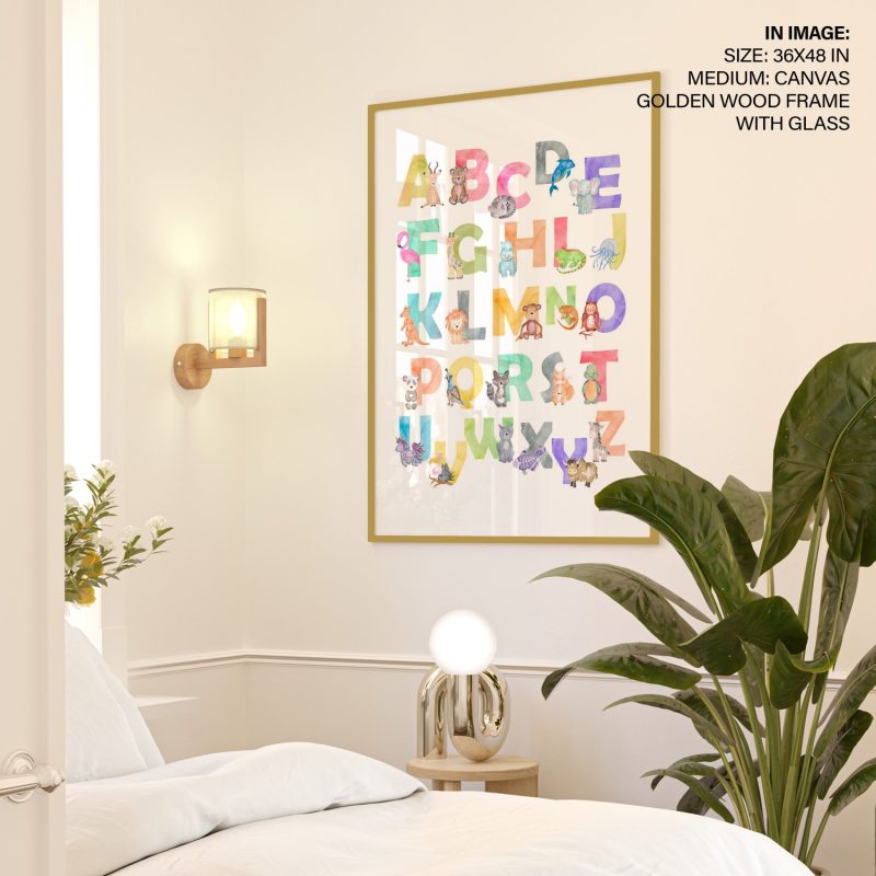 Nature Animal Alphabet – Wall Art