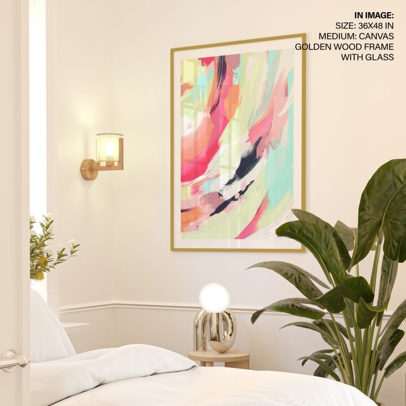 Abstract Multi-colour Brushstrokes – Wall Painting