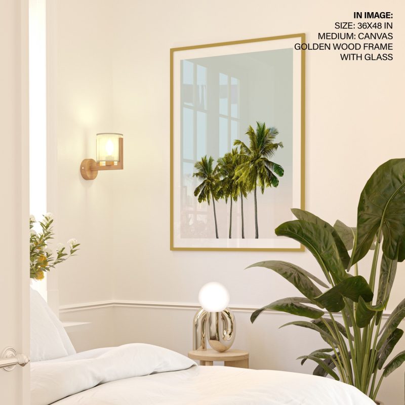 Minimalist Palm Trees Sky – Wall Decor