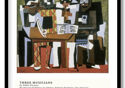 Framed Art | Three Musicians by Pablo Picasso | 50+ Frame Styles