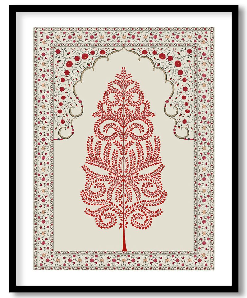 Rusty pattachitra leaf