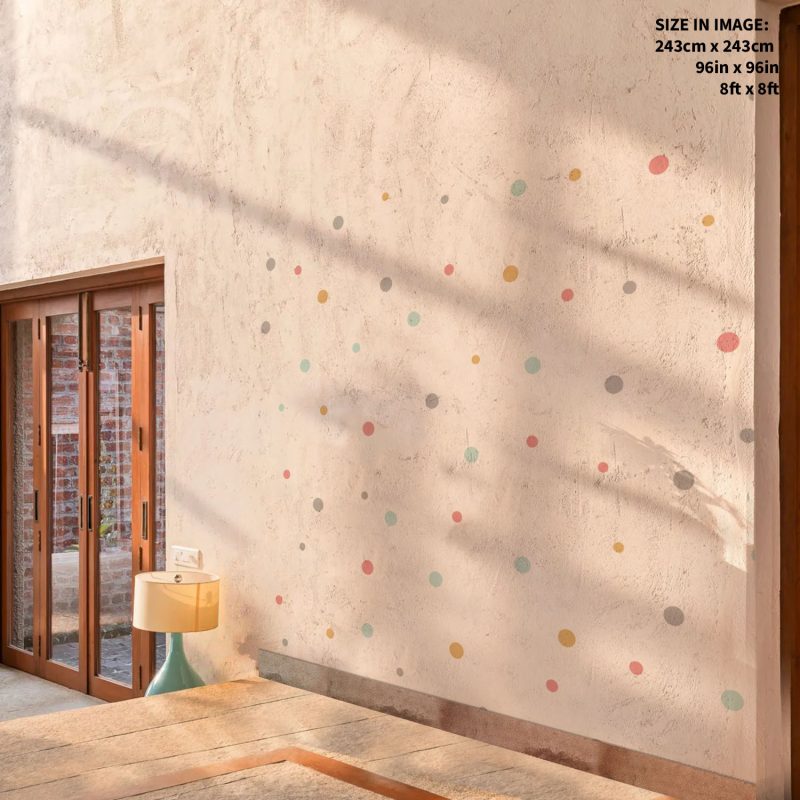 Polka baby dotted pattern