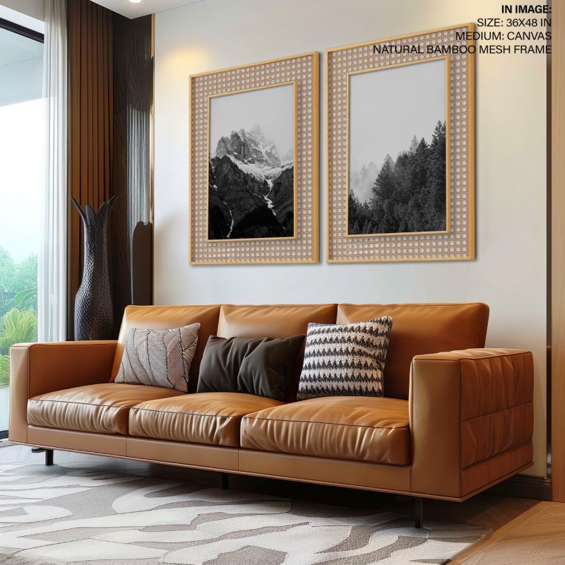 Nature Two Misty Mountain Forests – Wall Painting