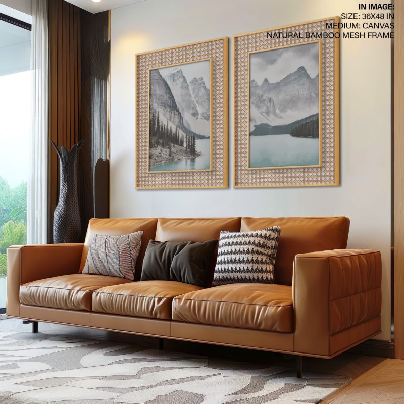 Nature Snow-capped Mountains Lake – Wall Decor