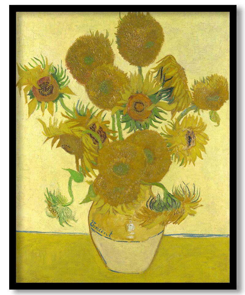 Sunflower by Vincent van gogh
