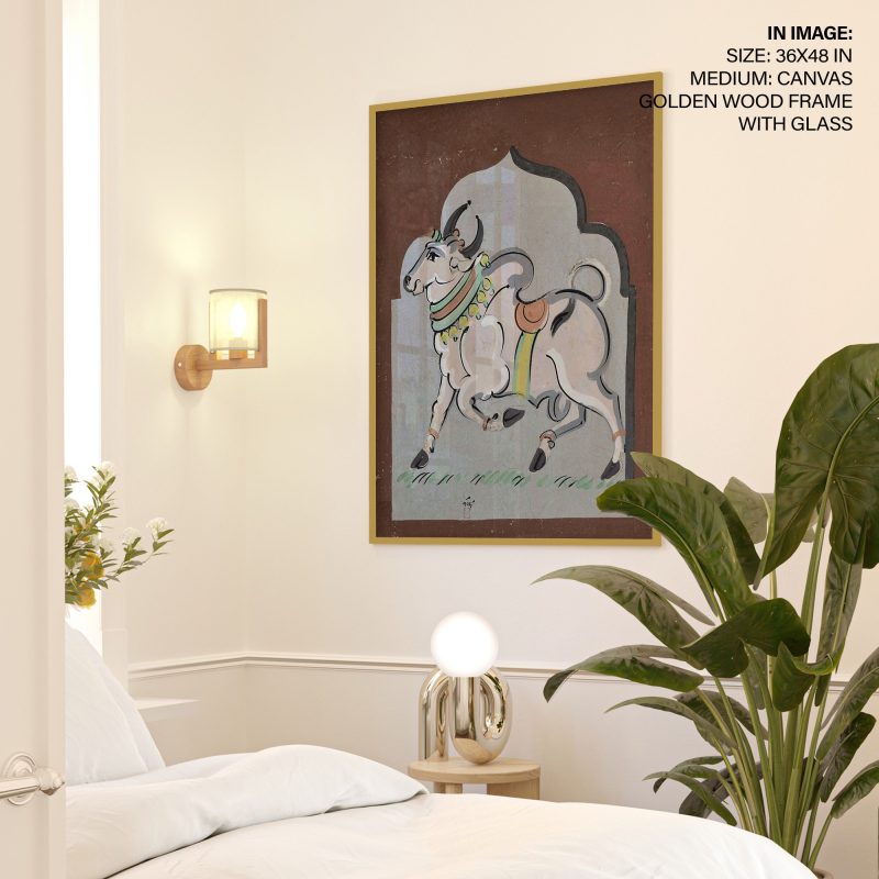 A bull by Nandalal Bose (1937)