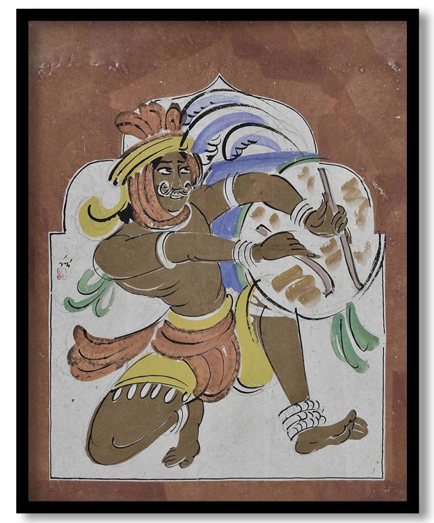 Framed Art | Dhaki by Nandalal Bose (1937) | 50+ Frame Styles