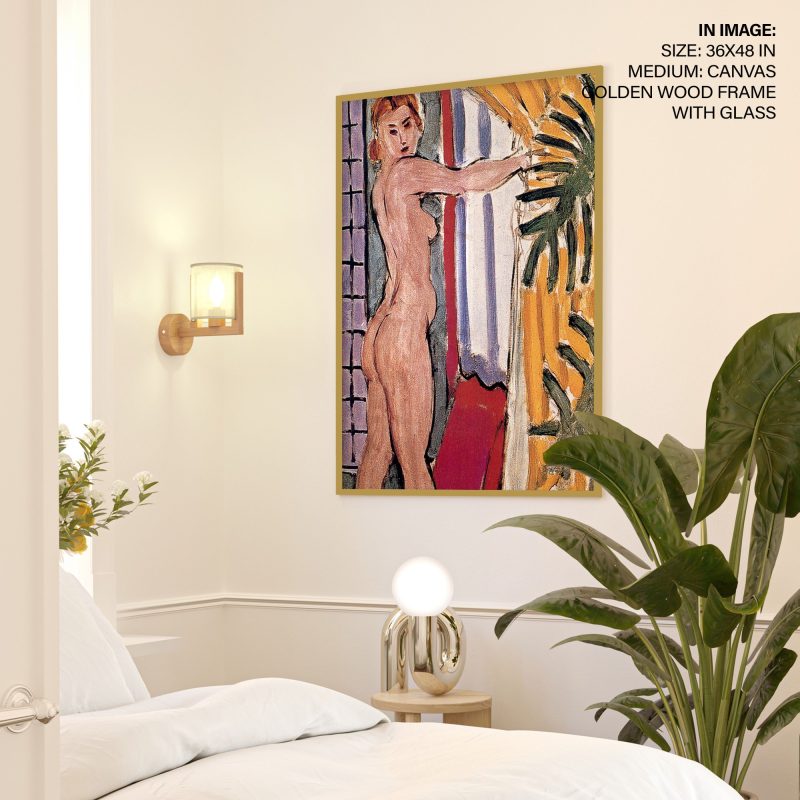 An Nude Dtanding Before An Open Door by Henri Matisse (1936)