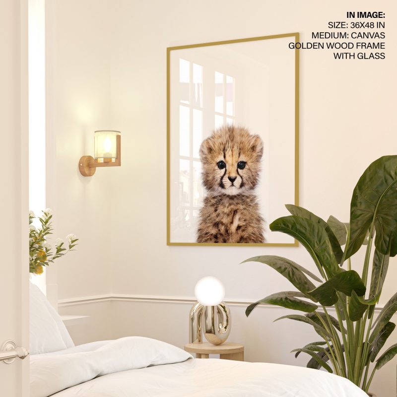 Baby cheetah print, Safari nursery art, Baby animal wall art