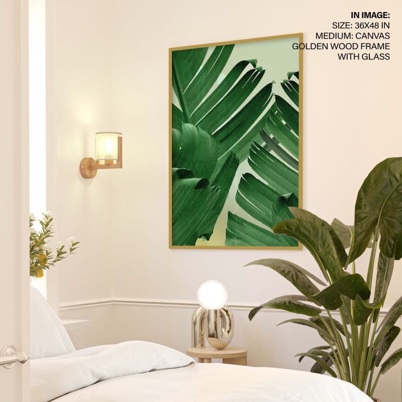 Botanical Tropical Green Leaves – Wall Decor