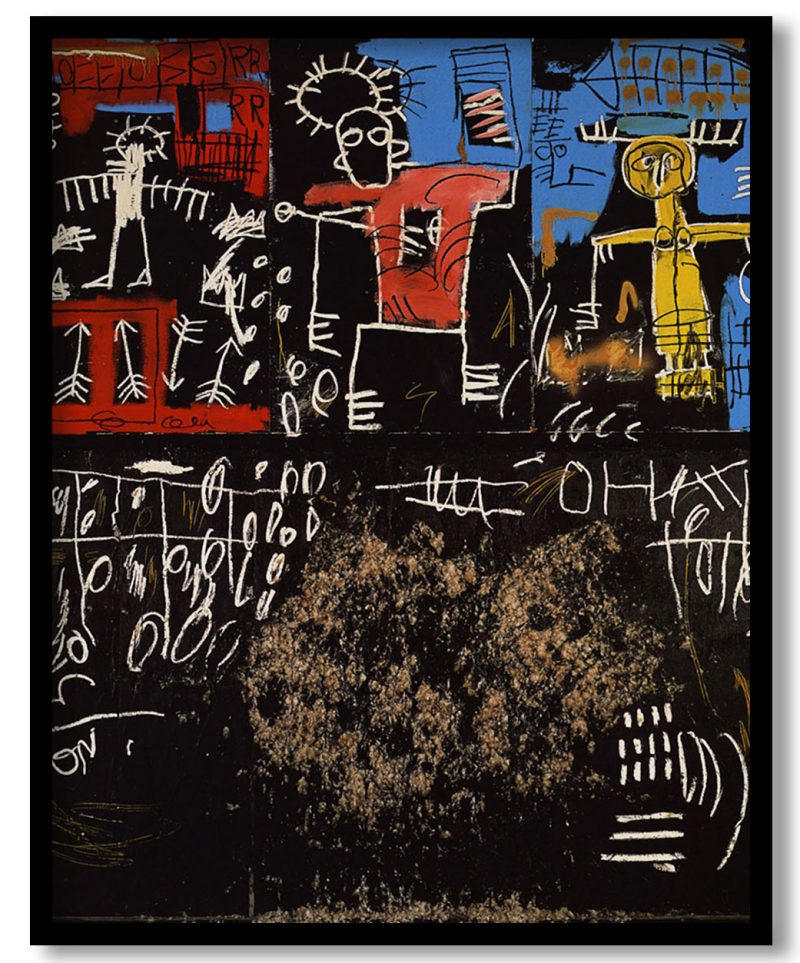 Black Tar and Feathers by Jean Michel Basquiat (1982)