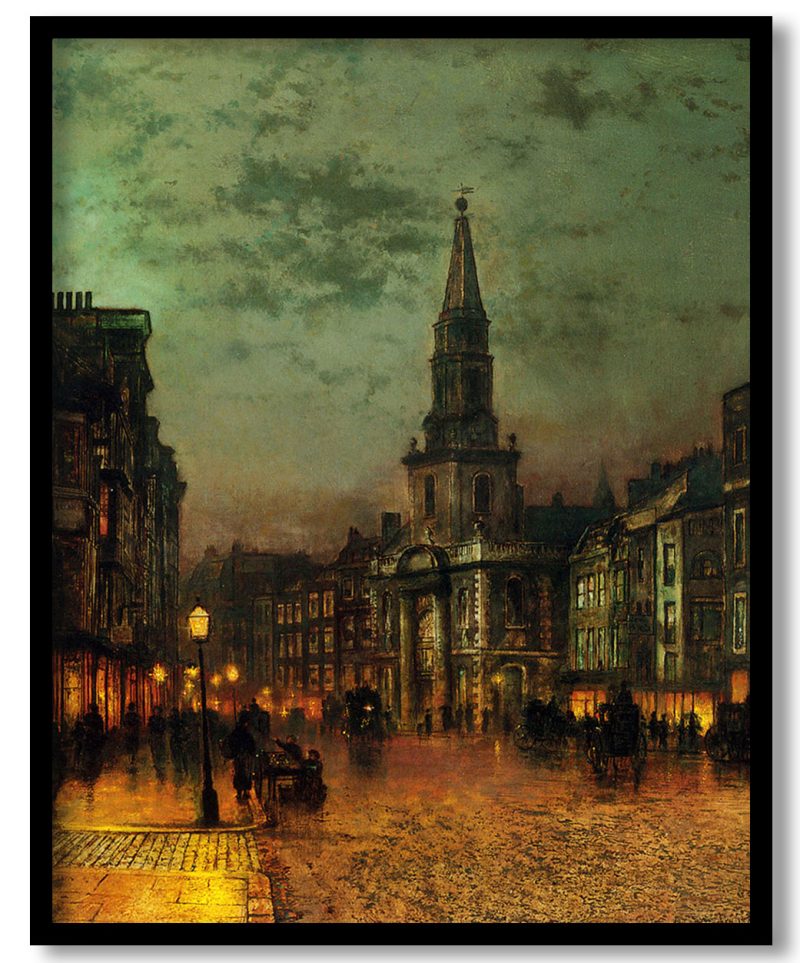 Blackman Street, London by John Atkinson Grimshaw (1885)