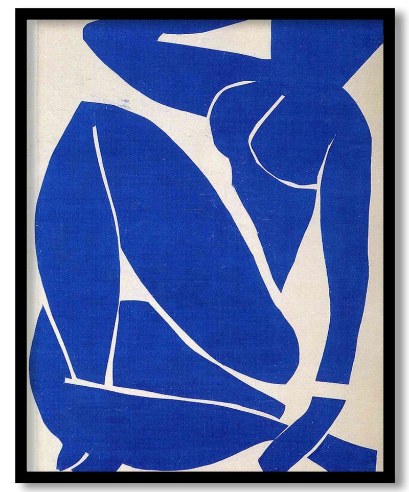 Blue Nude by Henri Matisse (1952)