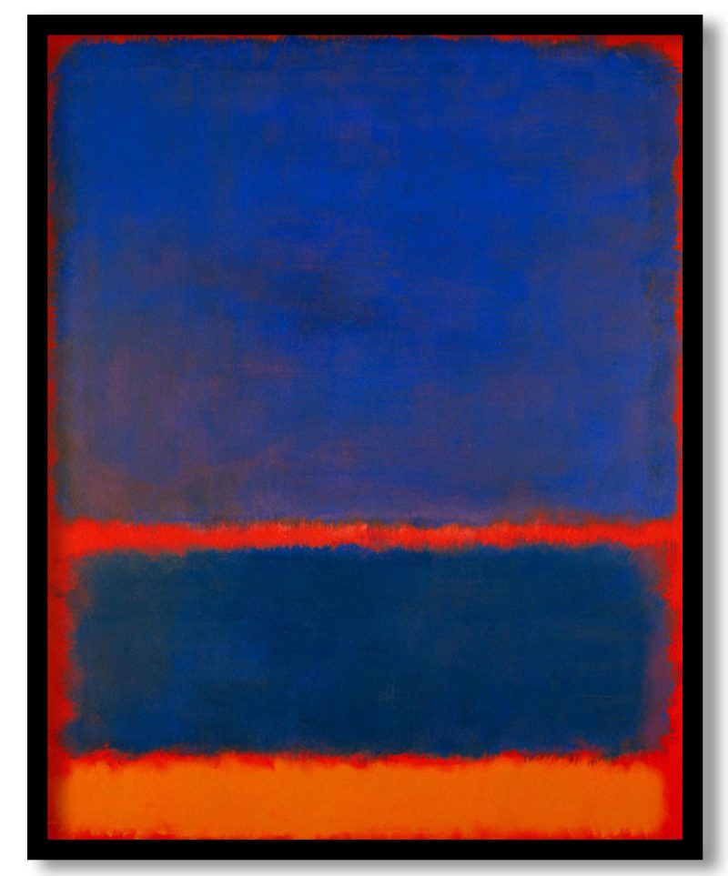 Blue, Orange, Red by Mark Rothko (1961)
