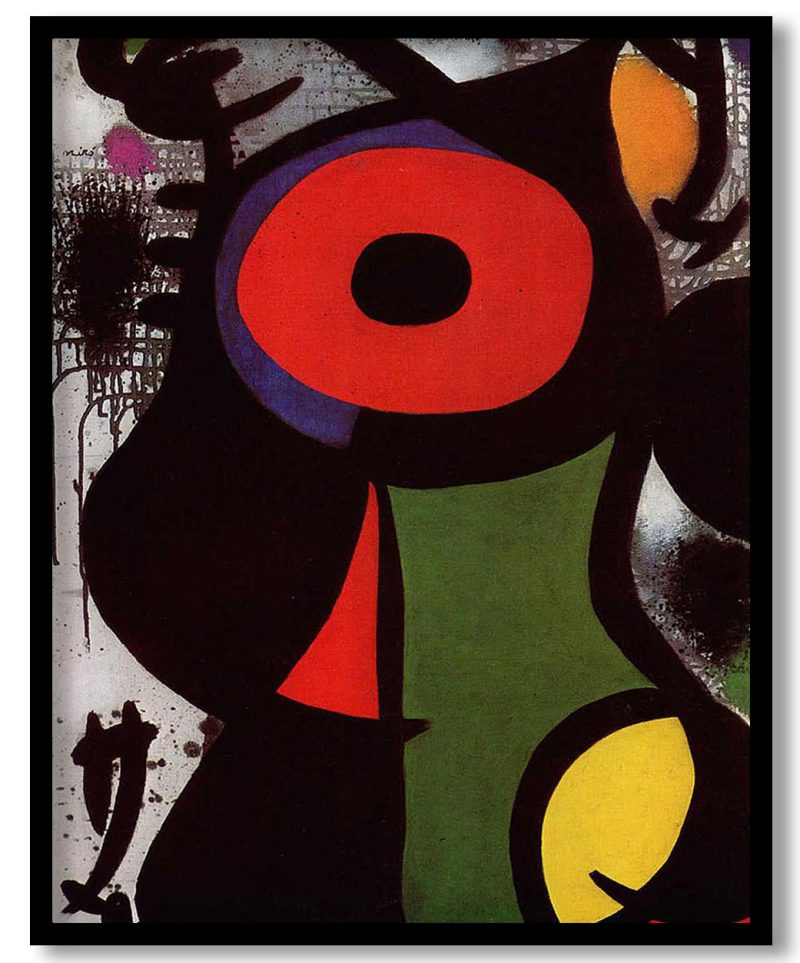 Fascinating Personage by Joan Miro (1968)
