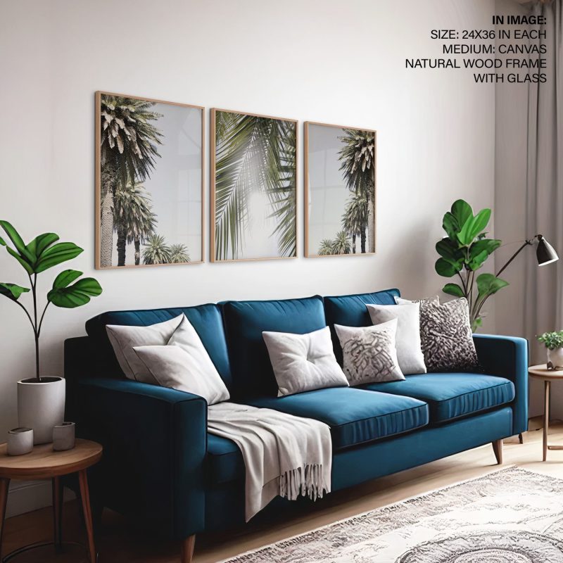 Nature Palm Trees Bright Sky – Wall Hanging