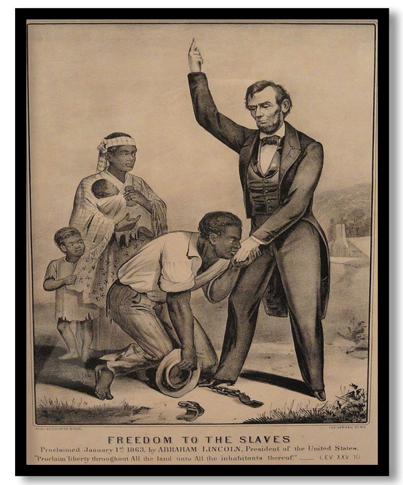 Freedom to the Slaves by Currier and Ives