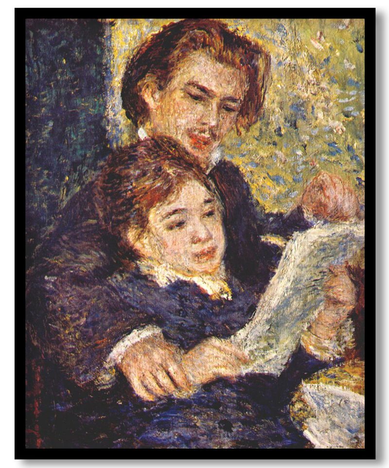 Georges Riviere and Margot by Pierre-Auguste Renoir (1876)