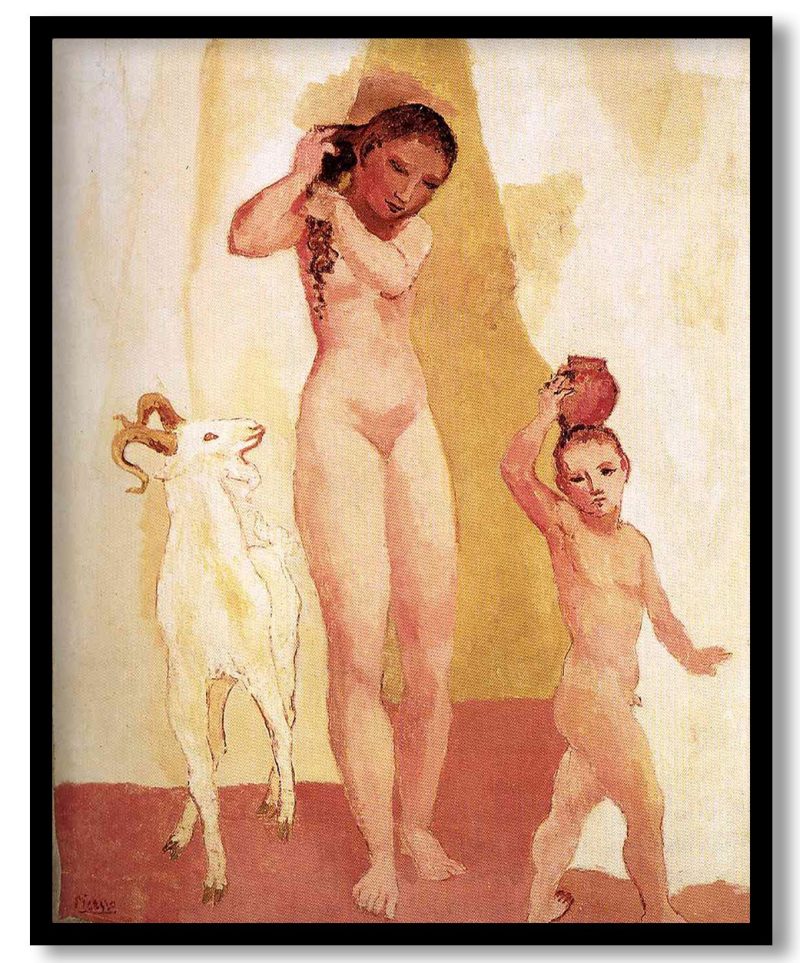 Girl and Goat by Pablo Picasso (1906)