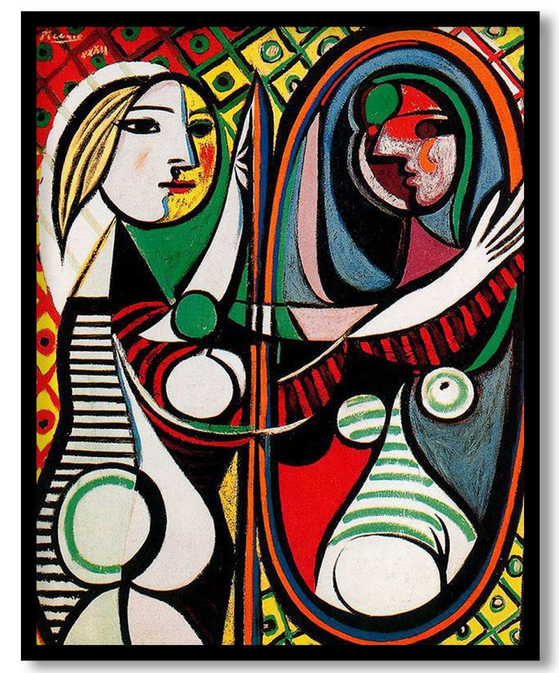 Girl in Front of Mirror by Pablo Picasso (1932)