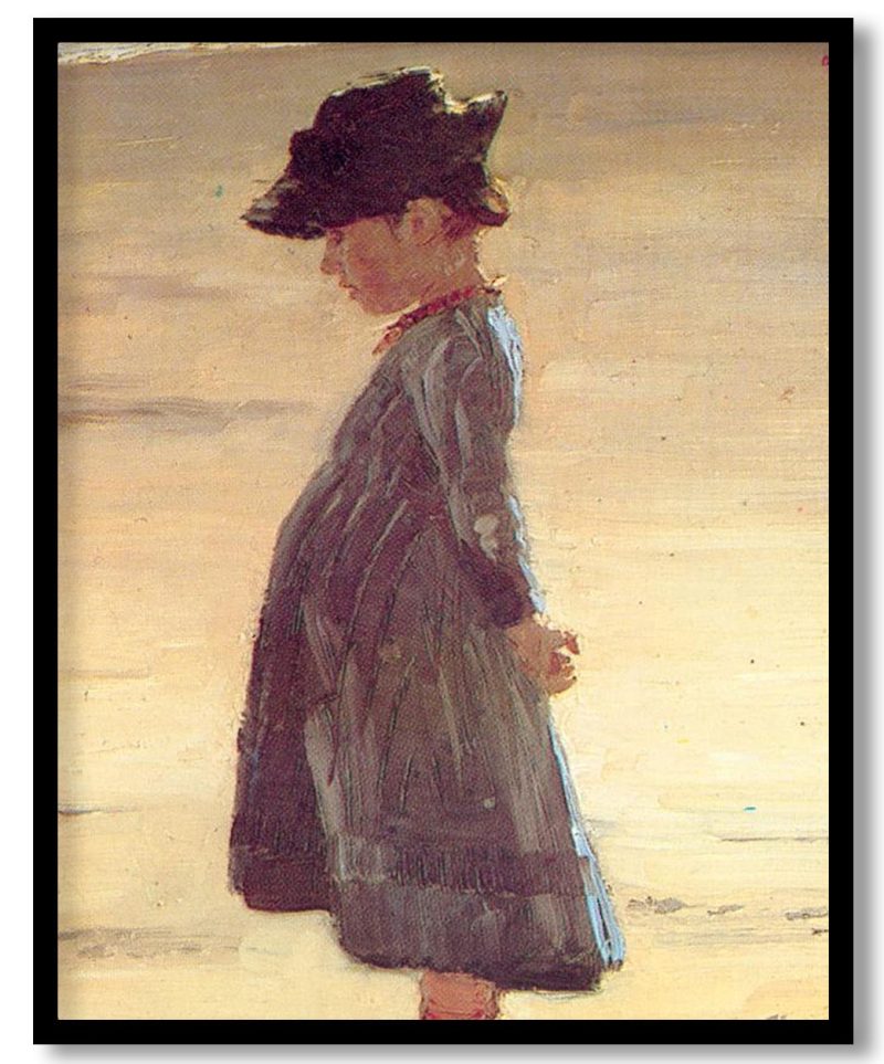 Girl on the Beach by Peder Severin Kroyer (1884)