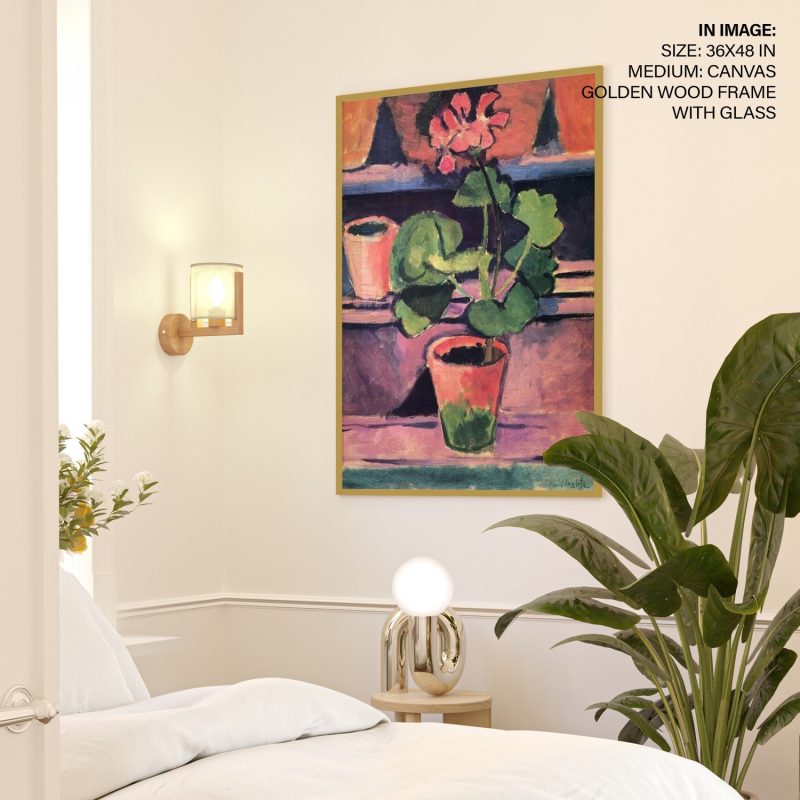 Pot of Geraniums by Henri Matisse (1912)