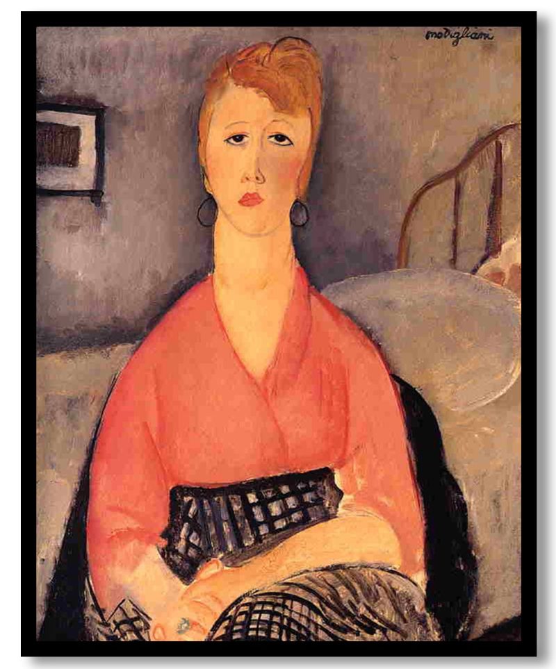 Pink Blouse by Amedeo Modigliani (1919)