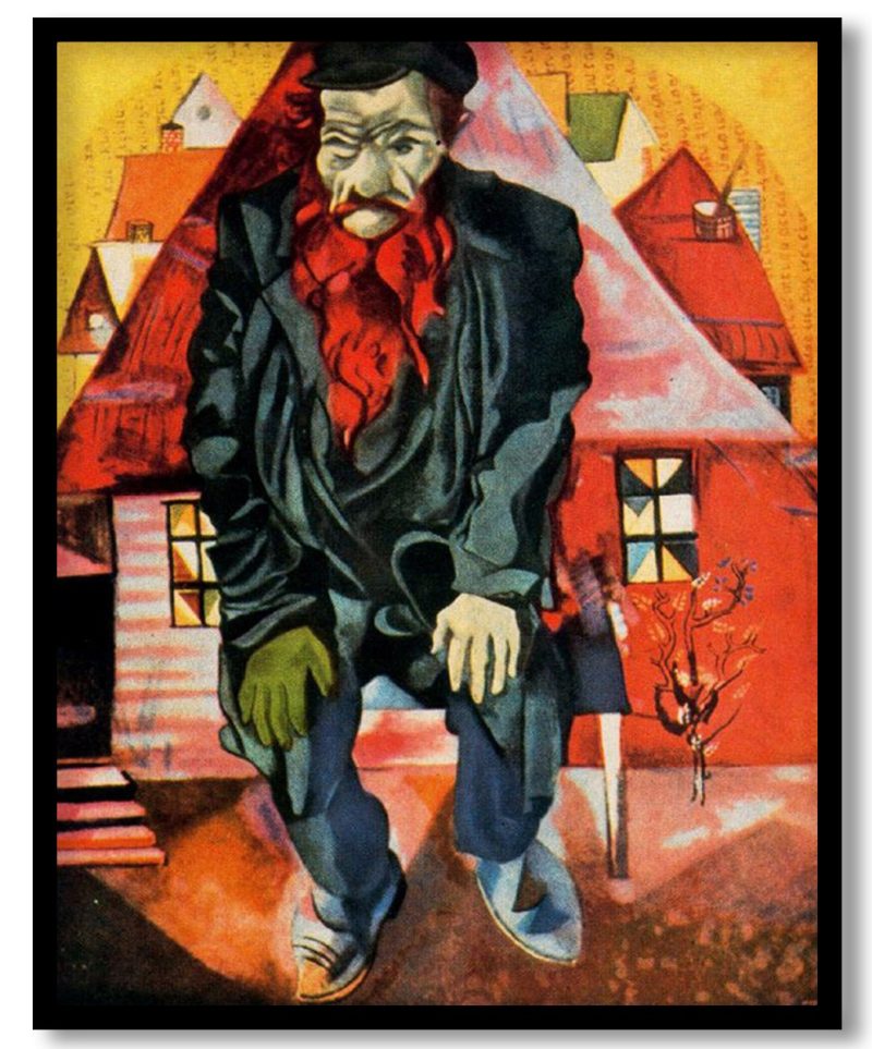 Red Jew by Marc Chagall (1915)