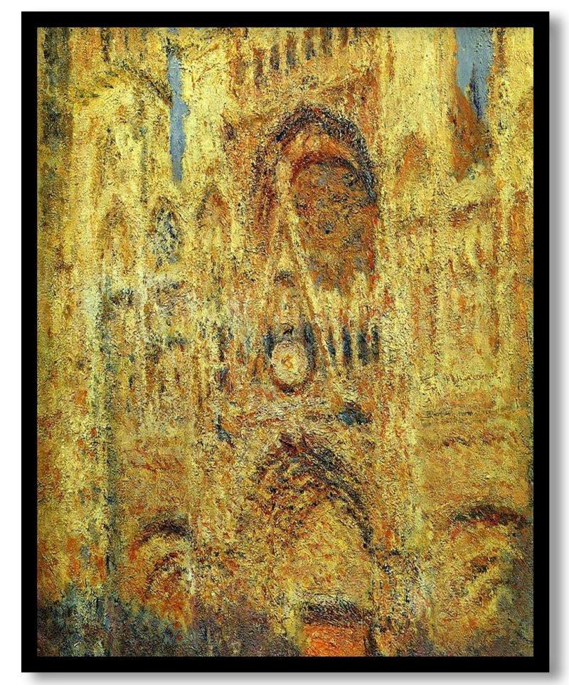 Rouen Cathedral at Sunset by Claude Monet (1894)