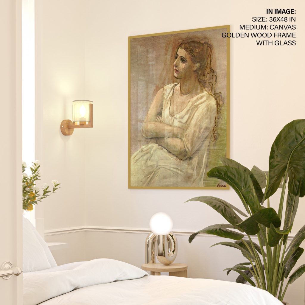 Wall Art | Seated woman with her arms folded (Sarah Murphy) by