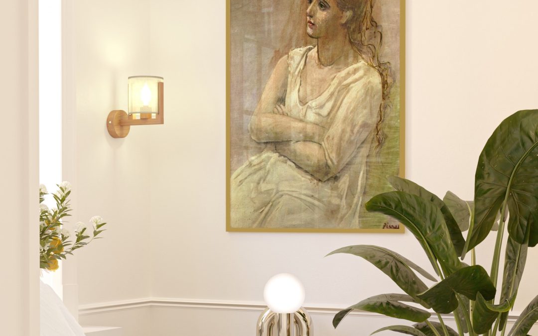 Wall Art | Seated woman with her arms folded (Sarah Murphy) by