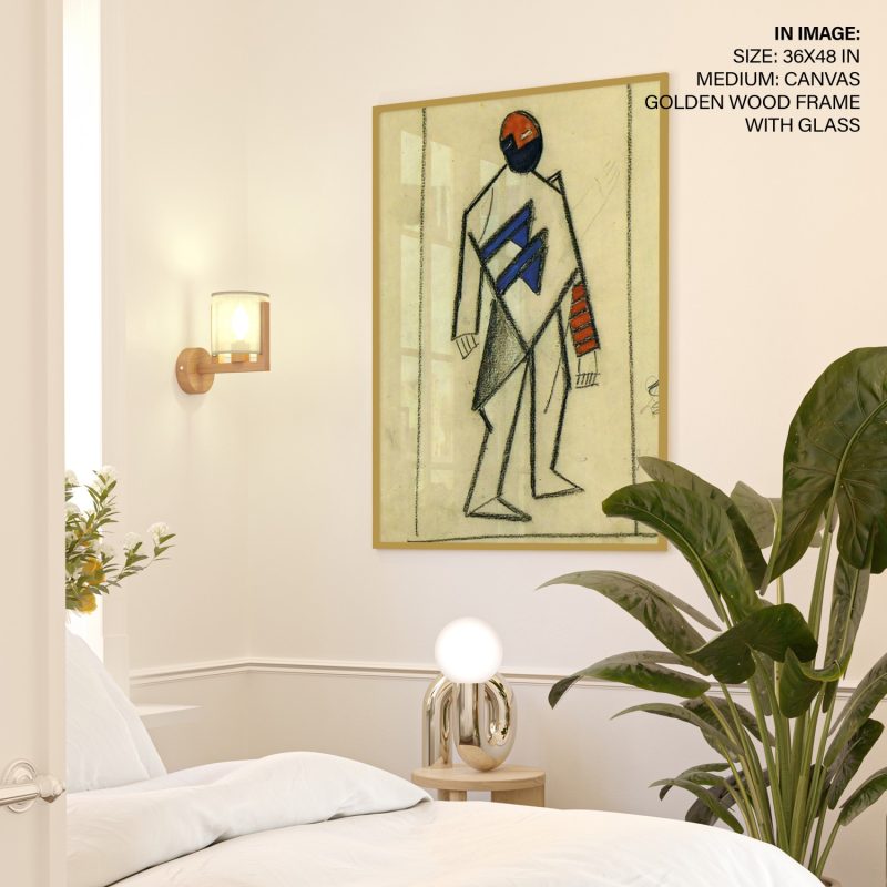 Singer by Kazimir Malevich (1913)