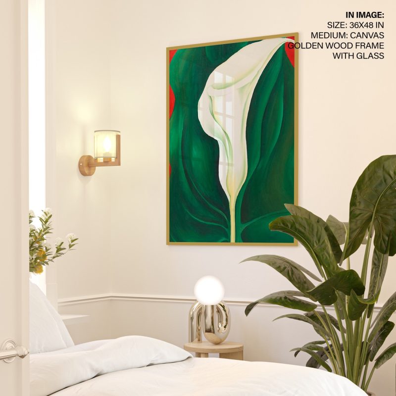 Single Calla Lily (Red) by Georgia O'Keeffe (Unknown)