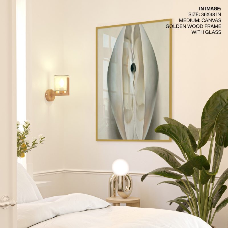 Slightly Open Clam Shell by Georgia O'Keeffe (1926)