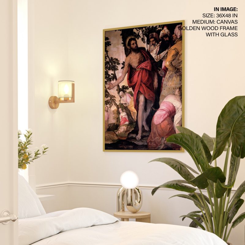 St John the Baptist Preaching by Paolo Veronese (1562)