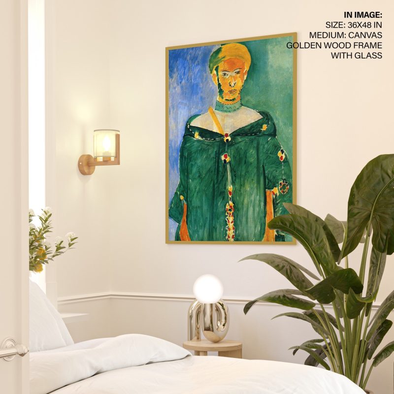 Standing Moroccan in Green (Standing Riffian) by Henri Matisse (1913)