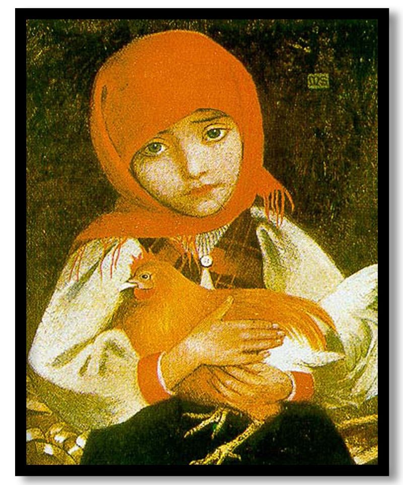 Slovak Girl by Marianne Stokes (1905)