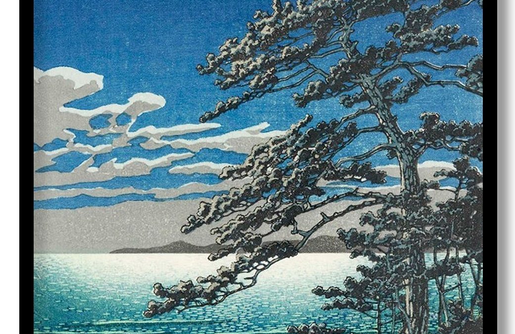 Wall Decor | Spring Moon at Ninomiya Beach by Hasui Kawase (1931