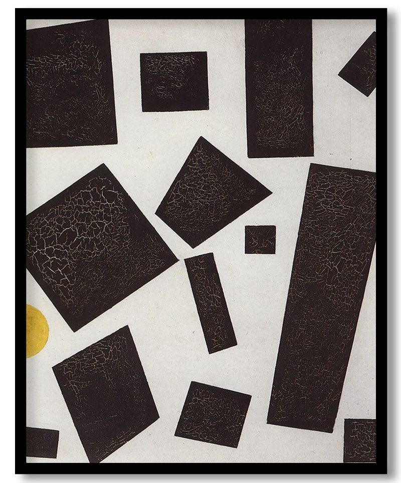 Suprematism by Kazimir Malevich (1915)