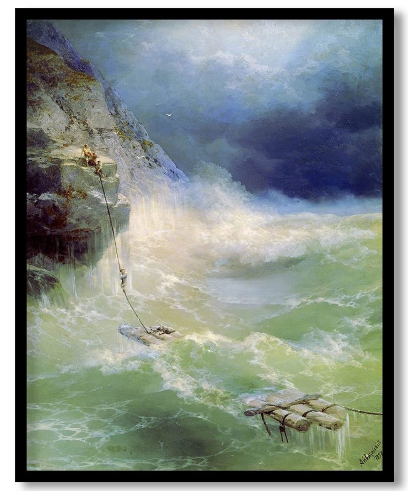 Surf by Ivan Aivazovsky (1897)